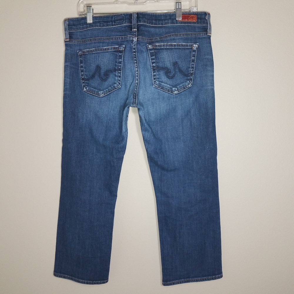 AG Tomboy Relaxed Straight Leg Crop Sz 30